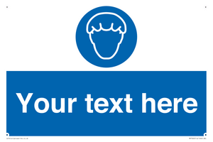 Custom Hair protection must be worn